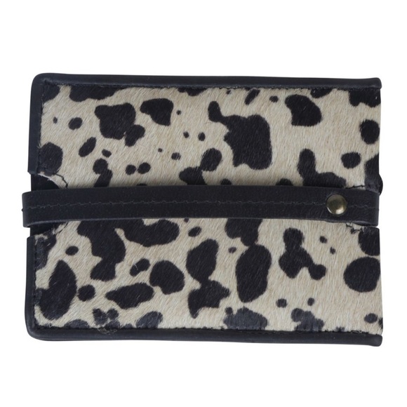 Leather with hairon baggage tags, 3 styles, NWT - Picture 2 of 10